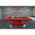 A red Everest Slate Bed Pool table with black cloth