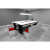 A black Fusion Slate Bed Pool table with a table top