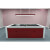 A white Fusion Slate Bed Pool table with black cloth