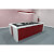 A white Fusion Slate Bed Pool table with grey cloth
