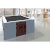 A Fusion Slate Bed Pool table with grey cloth