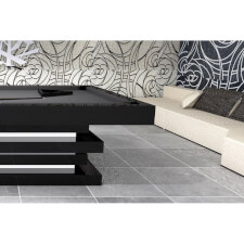 The side of a Manhattan Slate Bed Pool table