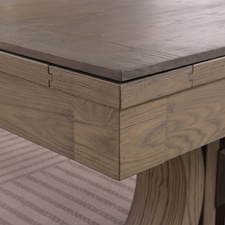 The Georgia II pool dining table corner.