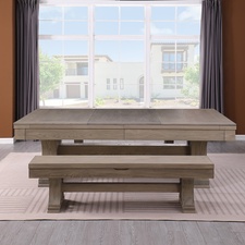 The Georgia II pool table with top and benches.