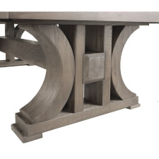 The leg of the Georgia II pool table.