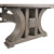 The leg of the Georgia II pool table.