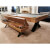 The Texas pool table with optional storage bench.