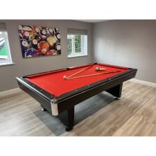 The Nevada in black with red cloth.