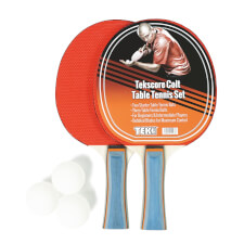 The Tekscore Colt table tennis set.