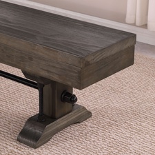 The Carolina II bench pool table.