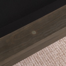 The Carolina II pool dining table rail.