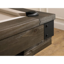 The corner of the Carolina II pool table.