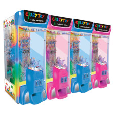 The Pink and Blue Crazy Toy Crane Machine.