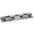 The Peradone Black And White Leather Cue Case Open.