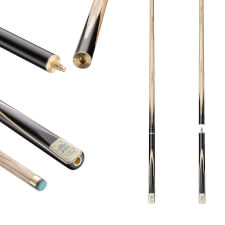 The Peradon Joe Davis 58 Inch Three Quarter Jointed Snooker Cue Parts..