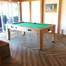 The 7ft Multi Games & Dining Table in Oak.