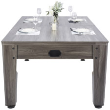 The 7ft Multi Games & Dining Table in Driftwood.