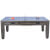 The 7ft Multi Games & Dining Table in Driftwood set for table tennis.