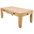 The 7ft Multi Games & Dining Table in Oak with table tops fitted.
