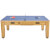 The 7ft Multi Games & Dining Table in Oak with table tennis tops fitted.