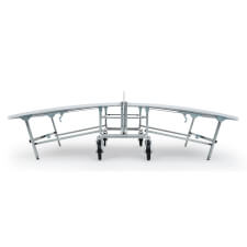 The Teq Lite Teqball Table front.