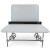 The Teq Lite Teqball Table half closed.