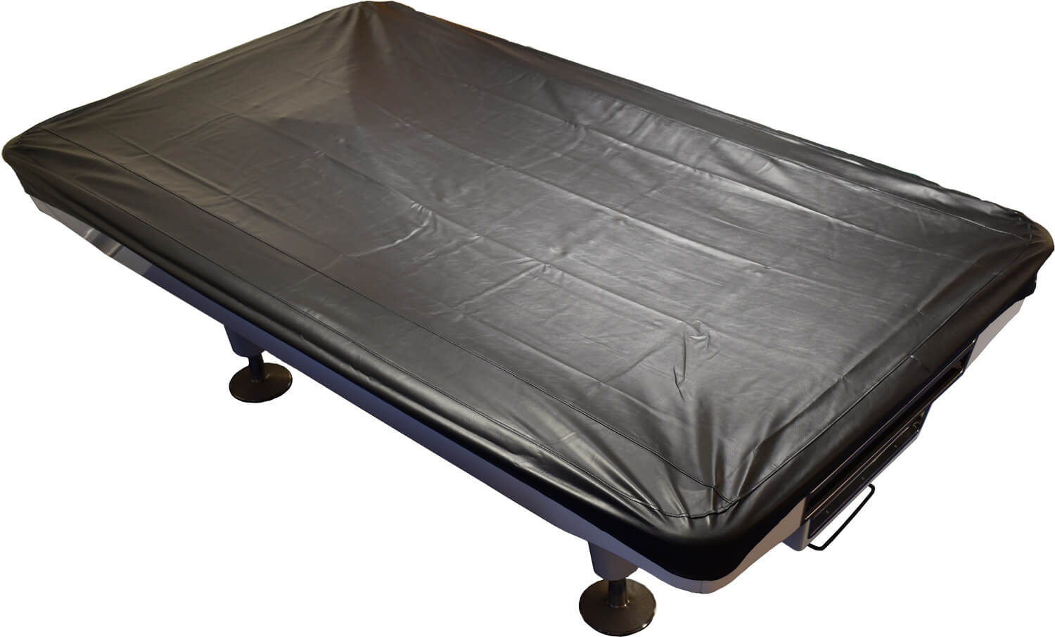 Pureline Black Leather Pool Table Cover Liberty Games