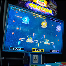 The Sega Centipede Chaos Arcade Screen.