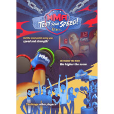 The MMA Test Your Speed flyer.