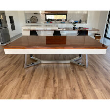 The Silverlight Deluxe Slate Bed Pool Table From Bilhares Europa With Top.