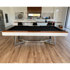 The Silverlight Deluxe Slate Bed Pool Table From Bilhares Europa.