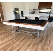 The Silverlight Deluxe Slate Bed Pool Table From Bilhares Europa.