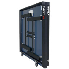 The Stiga Expert Vm ITFF Table Tennis Folded.