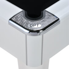 The Omega Pro in White with black cloth.