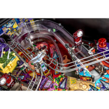 Playfield detail of the Teenage Mutant Ninja Turtles pinball machine.