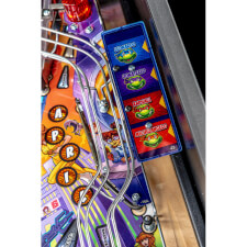 Playfield detail of the Teenage Mutant Ninja Turtles pinball machine.