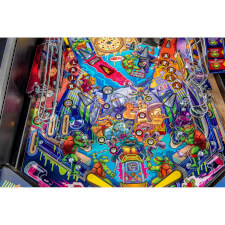 Playfield detail of the Teenage Mutant Ninja Turtles pinball machine.