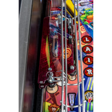 Playfield detail of the Teenage Mutant Ninja Turtles pinball machine.