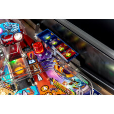 Playfield detail of the Teenage Mutant Ninja Turtles pinball machine.