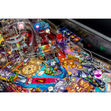 Playfield detail of the Teenage Mutant Ninja Turtles pinball machine.