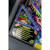 Playfield detail of the Teenage Mutant Ninja Turtles pinball machine.
