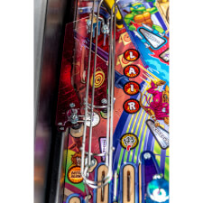 Playfield detail of the Teenage Mutant Ninja Turtles pinball machine.