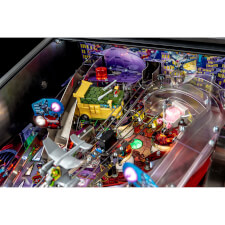 Playfield detail of the Teenage Mutant Ninja Turtles pinball machine.