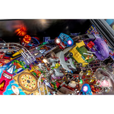 Playfield detail of the Teenage Mutant Ninja Turtles pinball machine.