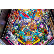 Playfield detail of the Teenage Mutant Ninja Turtles pinball machine.