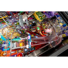 Playfield detail of the Teenage Mutant Ninja Turtles pinball machine.