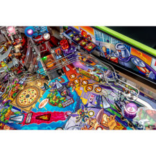 Playfield detail of the Teenage Mutant Ninja Turtles pinball machine.