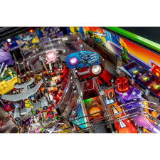 Playfield detail of the Teenage Mutant Ninja Turtles pinball machine.