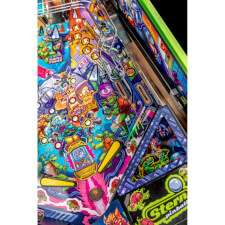 Playfield detail of the Teenage Mutant Ninja Turtles pinball machine.