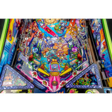Playfield detail of the Teenage Mutant Ninja Turtles pinball machine.